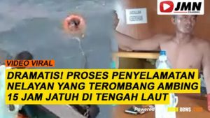Video: Proses Penyelamatan Nelayan di Tengah Gelombang Laut 15 Jam