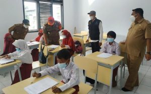 Pembelajaran Tatap Muka di Sukasari, Dikawal Satgas Covid-19