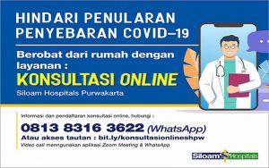 RS Siloam Purwakarta Membuka Layanan Konsultasi Online Berobat Dari Rumah