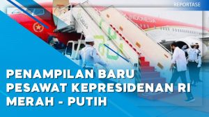 Video: Jokowi Naik Pesawat Kepresidenan Baru Kunjungan ke Jawa Timur