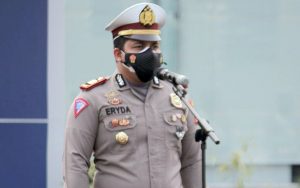 Polres Purwakarta Himbau Pengendara Untuk Berhati-Hati Karena Curah Hujan Tinggi