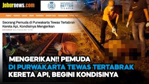 Video: Seorang Pria Meninggal Dunia Tertabrak Kereta Api di Simpang Purwakarta