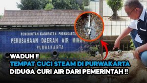 Video: Diduga Curi Air, PDAM Purwakarta Tindak Tempat Usaha Cuci Steam di Cipaisan