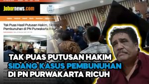 Video: Kecewa Dengan Vonis Hakim, Sidang Kasus Pembunuhan di Purwakarta Ricuh