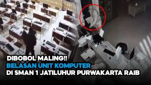 Video: Terekam CCTV, Pencurian Belasan Unit Komputer di SMAN 1 Jatiluhur Purwakarta