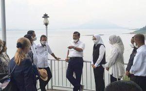 Tinjau Progres DAS Citarum, Dua Menteri Kunjungi Perum Jasa Tirta II Jatiluhur Purwakarta