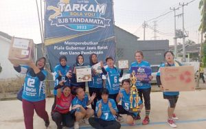 Tim DIVA Purwakarta Raih Tiket Ke Babak Utama Turnamen Tarkam Bola Voli BJB Tandamata 2022