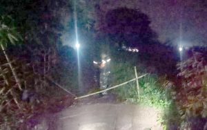Curah Hujan Tinggi, Jalan Penghubung Desa Citalang dan Kelurahan Munjul Jaya Terputus
