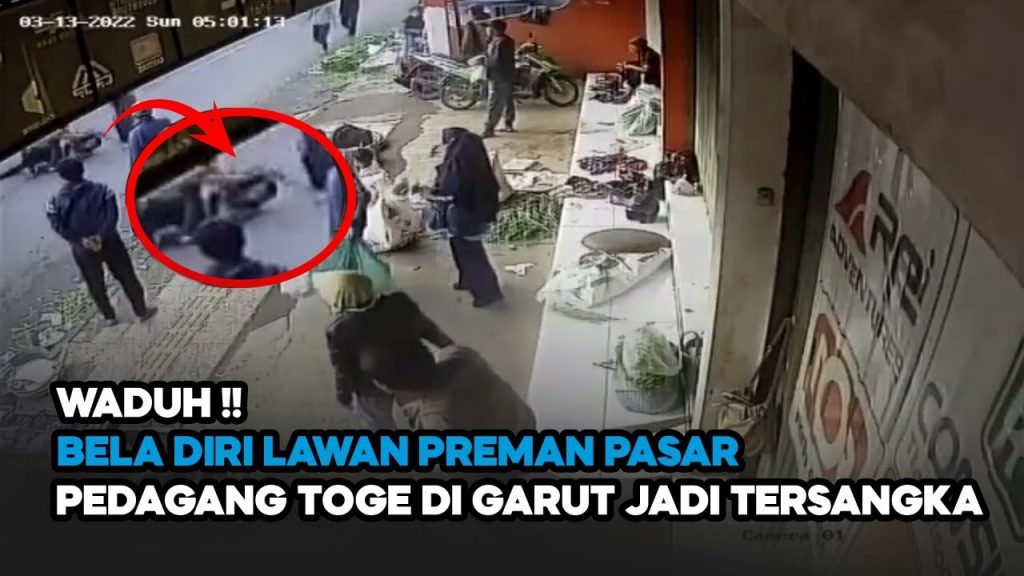 Video: Rebutan Lahan Parkir, Pedagang Toge Berkelahi Melawan Preman di Garut