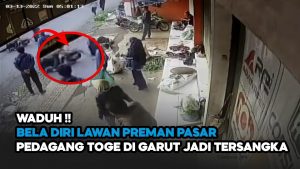 Video: Rebutan Lahan Parkir, Pedagang Toge Berkelahi Melawan Preman di Garut