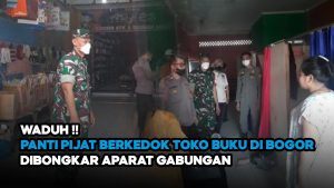 Video: Aparat Gabungan Bongkar Panti Pijat Berkedok Toko Buku di Parung Bogor