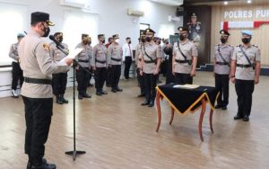 Sertijab Tiga Pejabat Utama (PJU) Baru Polres Purwakarta, Siapa Saja Mereka?