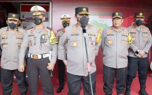 Wakapolri Pantau Langsung Puncak Arus Balik Lebaran 2022 di Cikopo Purwakarta