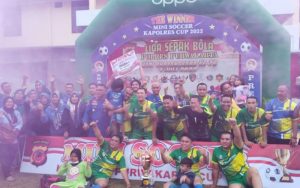 Rayon 1 FC Juarai Kompetisi Piala Bergilir Kapolres Purwakarta Cup Tahun 2022