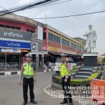 Kunjungan Presiden Joko Widodo, Satlantas Polres Purwakarta Lakukan Pengamanan Jalur