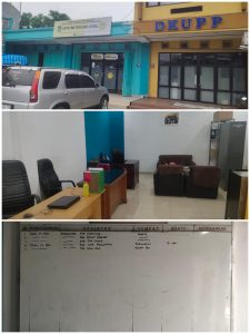 RUANGAN KERJA BIDANG KOPERASI DKUPP KOSONG SAAT JAM KERJA