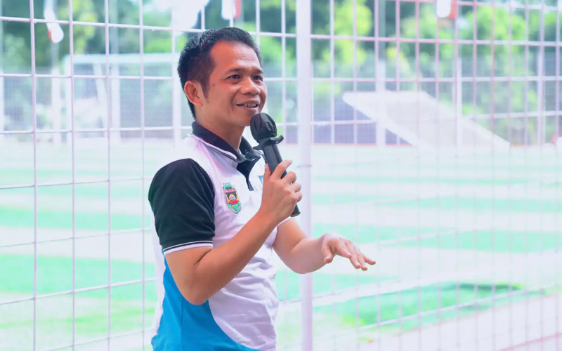 Bupati Purwakarta membuka Turnamen Mini Soccer Bupati Cup 2025