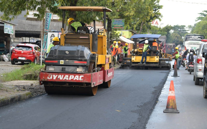 Ilustrasi perbaikan jalan