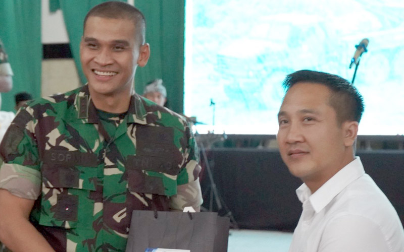 Pisah sambut Danmenarmed 1 Sthira Yudha