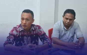Kuasa hukum Gusti Pisdon, Bildad Torino Thonak, usai pemeriksaan Aswas Kejati NTT soal dugaan suap jaksa di Kupang NTT