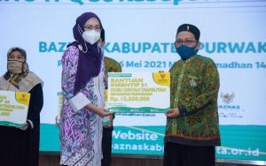 Baznas Purwakarta Salurkan Bantuan Untuk Guru DTA dan TPQ