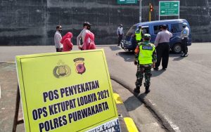 Selama Operasi Ketupat Lodaya, Polres Purwakarta Putar Balik 1.212 Kendaraan