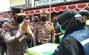 Kapolda Jabar Cek pos Penyekatan di Purwakarta, Sampaikan Pesan Ini