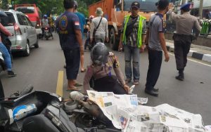Innalillahi, Pengendara Mio di Purwakarta Tewas Terlidas Truk