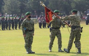Sertijab Komandan Batalyon Armed 9 Pasopati Kostrad Berlangsung Khidmat