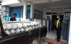 Sempat Kehabisan Stok, RSU Holistic Purwakarta Dapat Pasokan 177 Tabung Oksigen