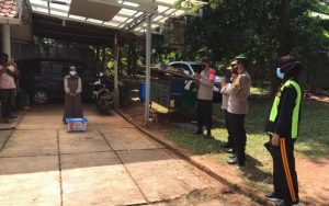 Polres Purwakarta Support Bantuan Anggota Satuannya yang Tengah Jalani Isolasi Mandiri