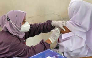 503 Siswa SMAN 1 Jatiluhur Telah Mengikuti Vaksinasi Covid-19 Tahap Pertama