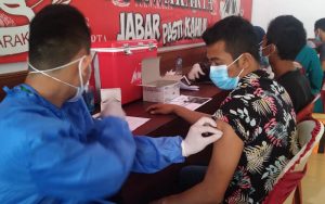 Sebanyak 338 Warga Binaan Lapas Purwakarta Disuntik Vaksin Covid-19 Dosis Kedua