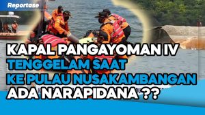 Video: Kapal Pengayoman Tenggelam Saat Menuju Pulau Nusakambangan