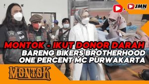 Video: Montok Ikut Donor Darah Bareng Bikers Brotherhood 1% MC Purwakarta