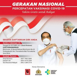 Vaksinasi Gratis se-Jawa Barat, PROJO Ajak RAKYAT Sehat dan EKONOMI Bangkit Kembali