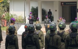 112 Anggota Menwa Mahawarman Dari Jawa Barat dan Jambi Lulus Diklatsar Kemiliteran