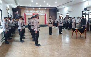 Kapolres Purwakarta Pimpin Sertijab Kapolsek Sukatani di Aula Mapolres Purwakarta