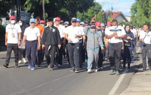 Sambut HUT ke-76 Armed, Pussenarmed Kodiklat TNI AD Gelar Jalan Bersama