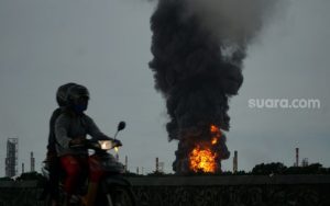 Kilang Minyak Pertamina Terbakar, BMKG: Memang Ada Kilatan Petir di Kawasan Tersebut