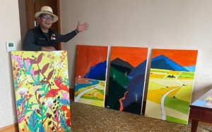 Jalani Karantina Selama Tiga Hari, Ridwan Kamil Hasilkan Empat Karya Lukisan