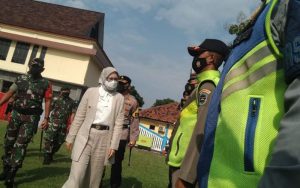 Bupati Purwakarta Hadiri Langsung Gelar Apel Pasukan Operasi Lilin Lodaya 2021