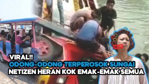 Video: Mobil Odong-Odong di Depok Terperosok dan Jatuh ke Sungai