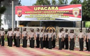 Awal Tahun 2022, Puluhan Anggota Polres Purwakarta Dapat Kado Istimewa, Apa Itu?