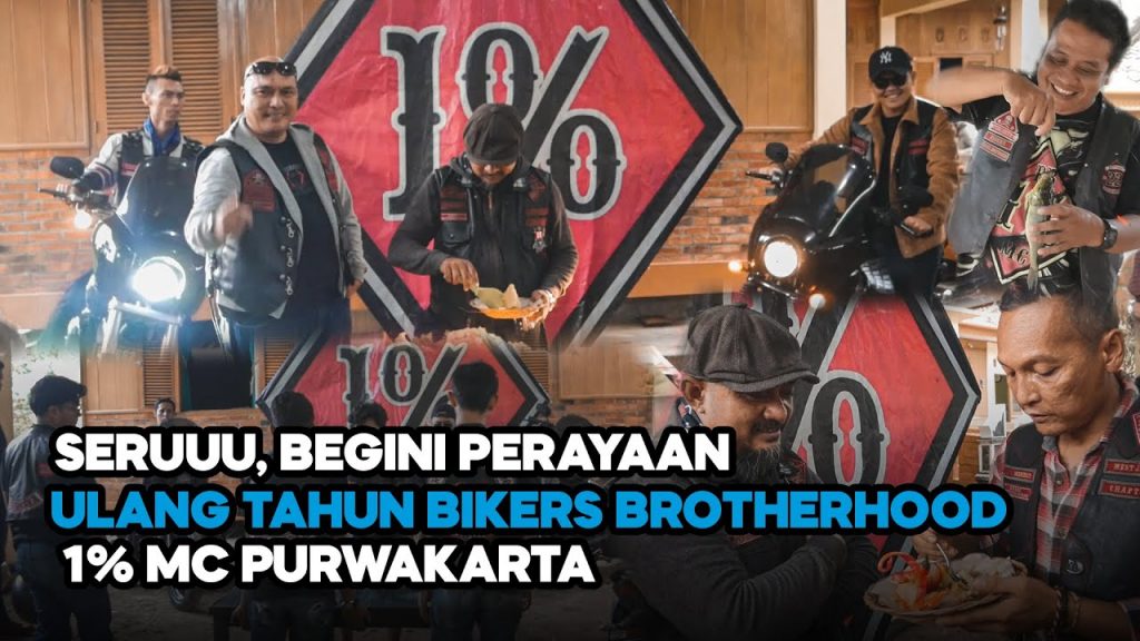 Video: Keseruan Hari Jadi Bikers Brotherhood 1% MC Ceckpoint Purwakarta