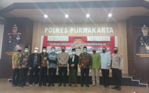 Cegah Terorisme, Divisi Humas Polri Gelar Focus Group Discussion (FGD) di Polres Purwakarta