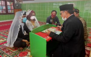 Seorang Warga Binaan Langsungkan Akad Pernikahan di Lapas Kelas IIB Purwakarta