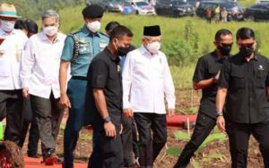 Kunjungi Purwakarta, Wapres RI Maruf Amin Tinjau Penanaman Jagung dan Kedelai