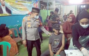 Muspika Campaka Purwakarta Gencar Gelar Vaksinasi Massal Setelah Shalat Tarawih