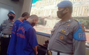 Dua Pria Diduga Mucikari Diamankan Polres Purwakarta Dalam Kasus Prostitusi Online